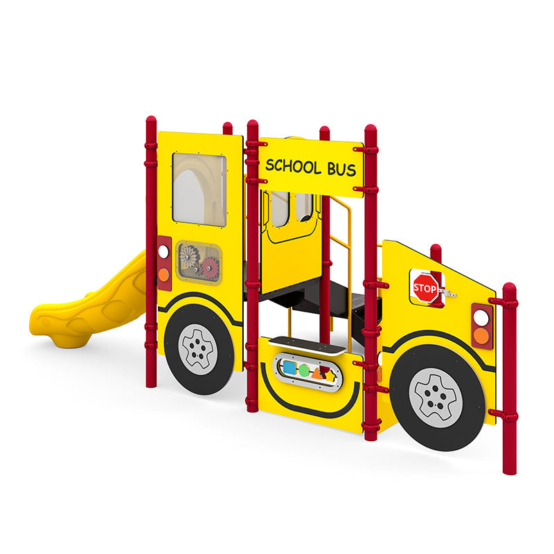 Wisdom Playgrounds Kidz Bus Playground Structure QS76-21079