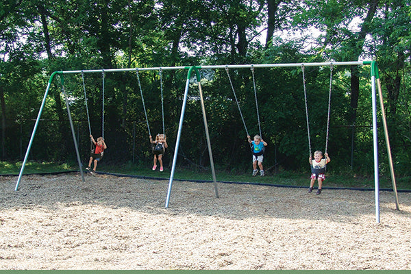 UltraPLAY Bipod Swing Bay: Double Bay Tot Seats PBP-8-2C