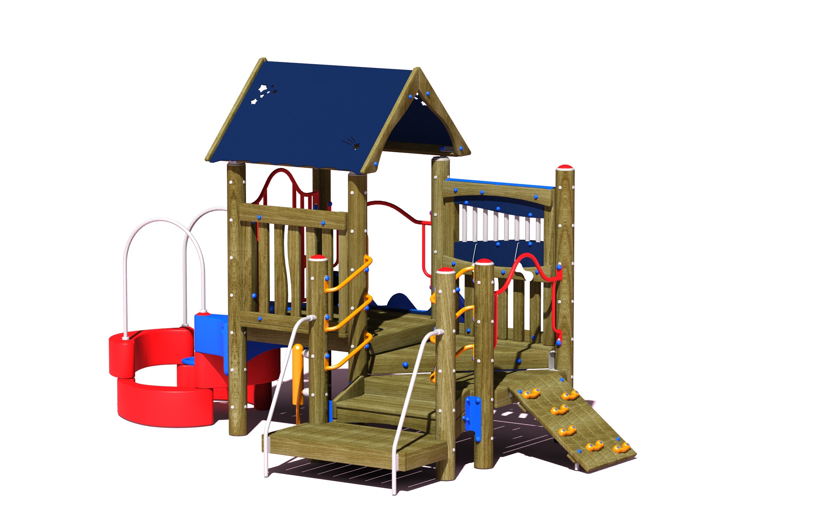Big Toys Rocky Top Play System with Blue Roof 403-B