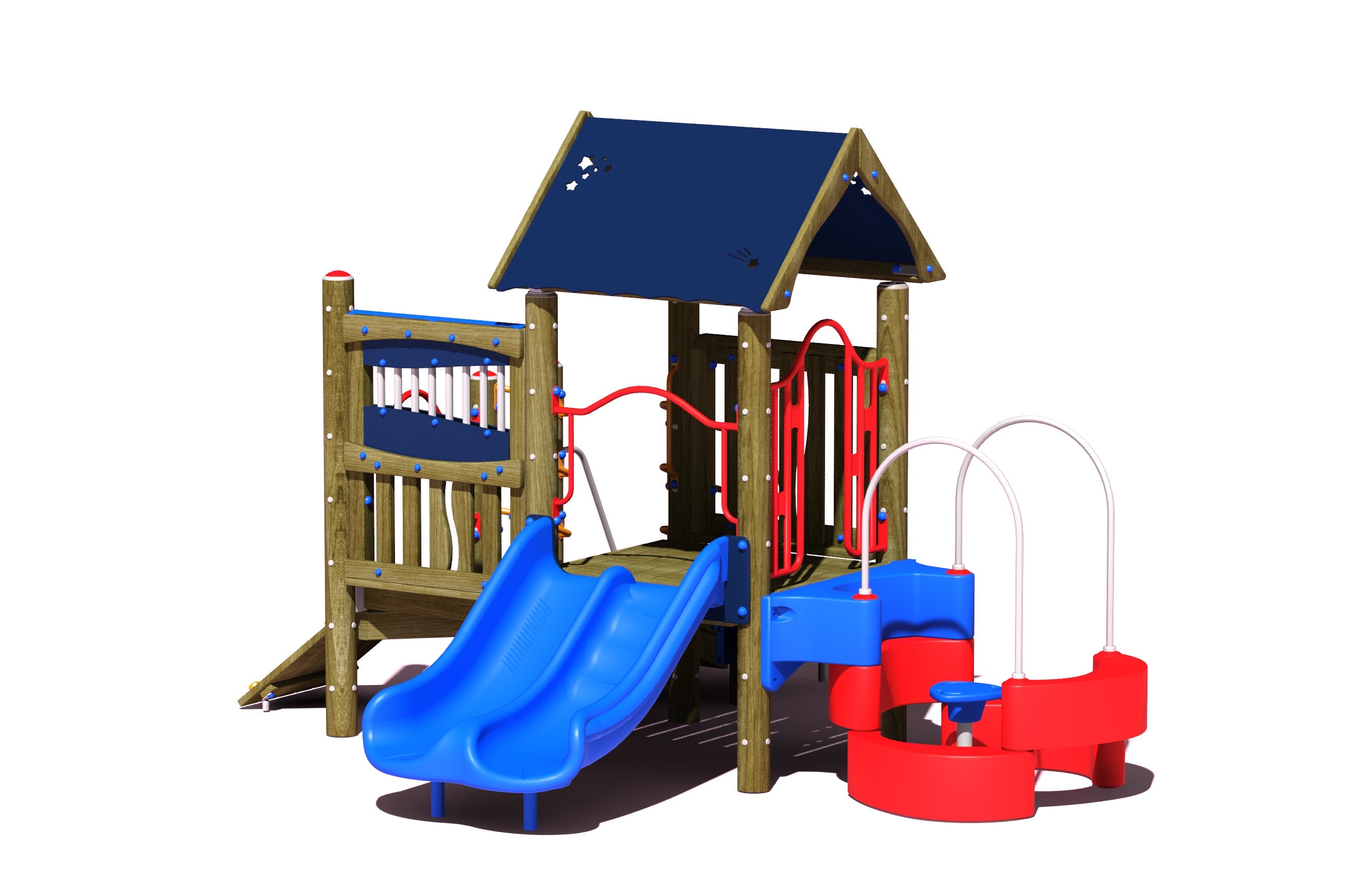 Big Toys Rocky Top Play System with Blue Roof 403-B