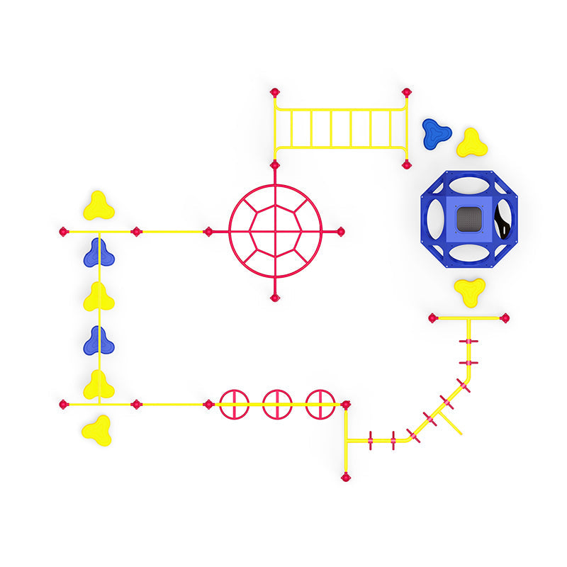 Wisdom Playgrounds WiseNEX Quick Step Climbers QSFS-CL0016