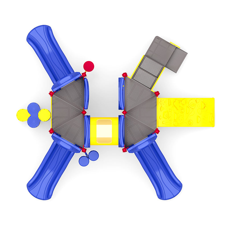 Wisdom Playgrounds Turtle Island Playground Structure QSWP-350056