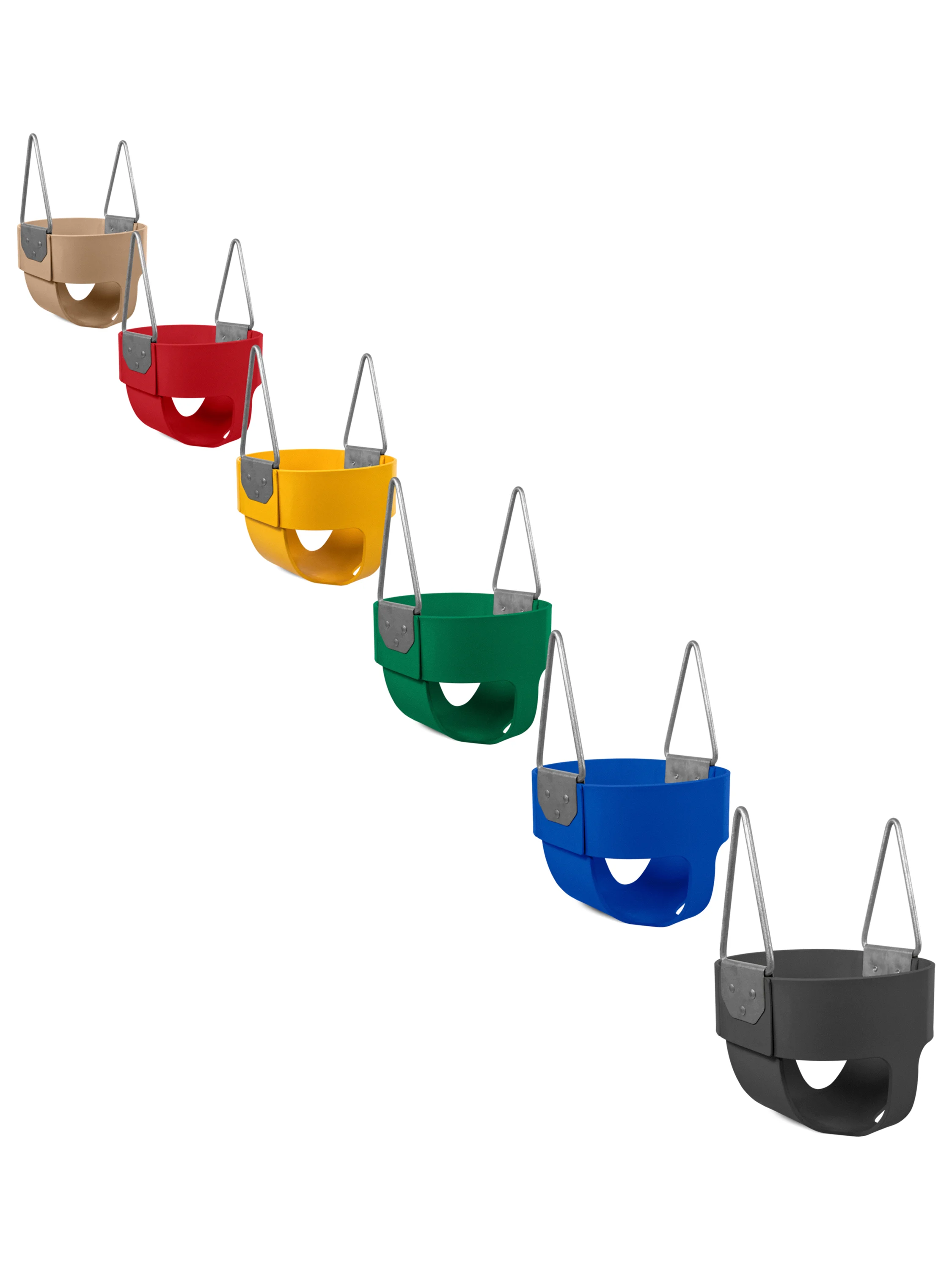 Jensen Swing S100 Toddler Full Bucket Rubber Swing Seat - USA Made