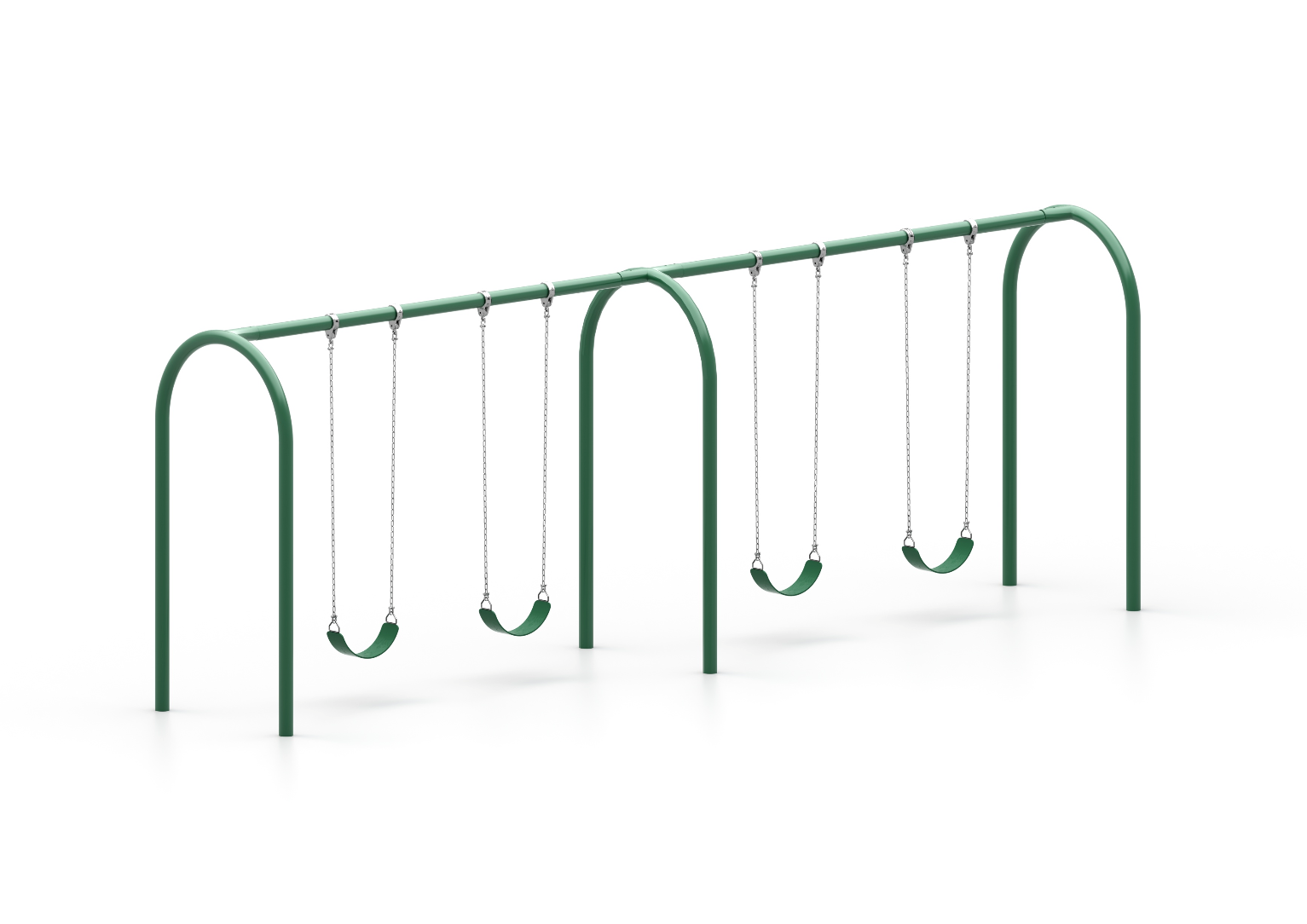 Wisdom Playgrounds WiseFREE 3.5" Arch Swing Set 8ft
