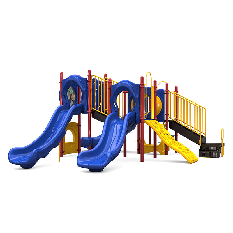 Wisdom Playgrounds Timber Tracks Playground Structure QSWP-350006