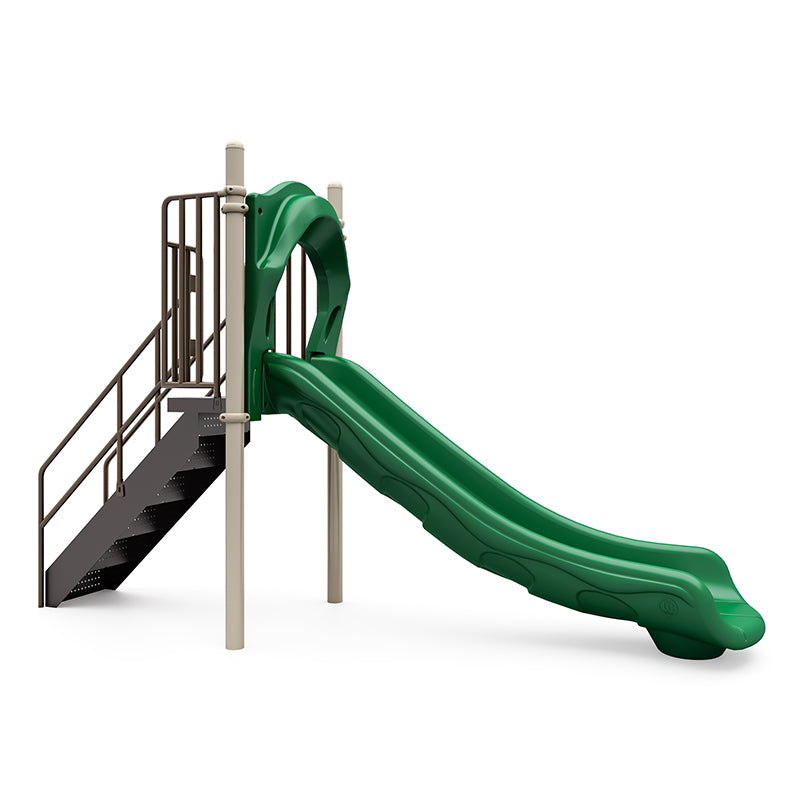 Wisdom Playgrounds 4′ Freestanding Single Slide FS-SL4801N WiseWORX