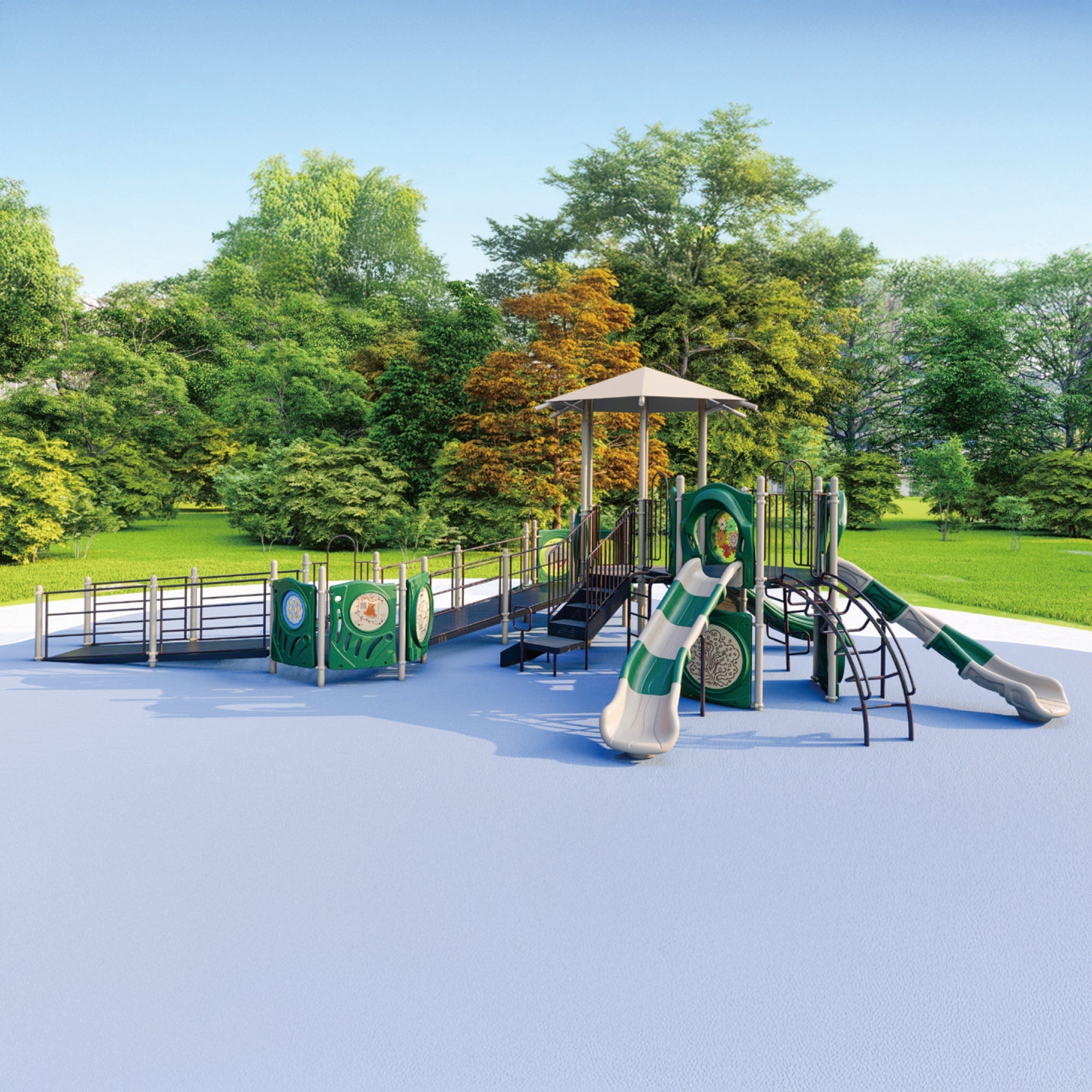 Wisdom Playgrounds Memphis Playground Structure QSWP-350037