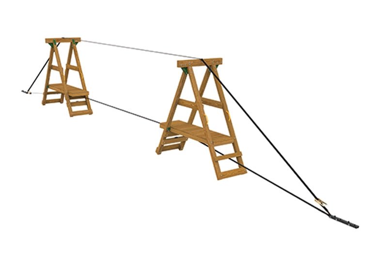 Playstar Ninja Power Platform Silver Playset