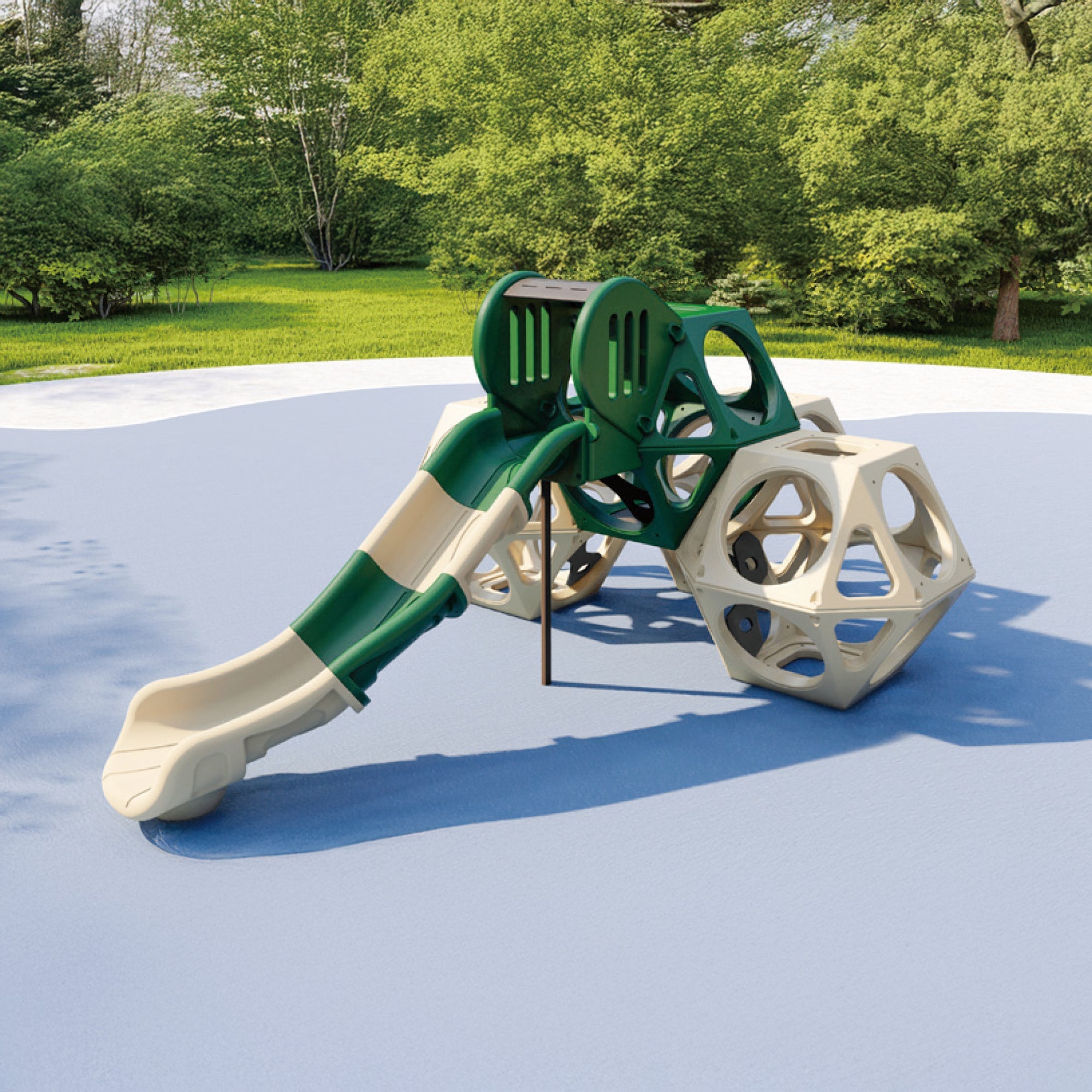 Wisdom Playgrounds WiseFREE Skqube Slide and Cubes QSQB-210002