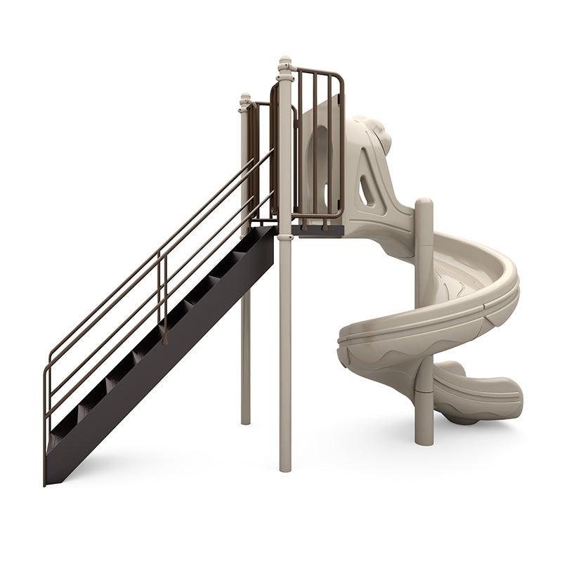 Wisdom Playgrounds 360 Freestanding Spiral Slide FS-SL7200N WiseWORX