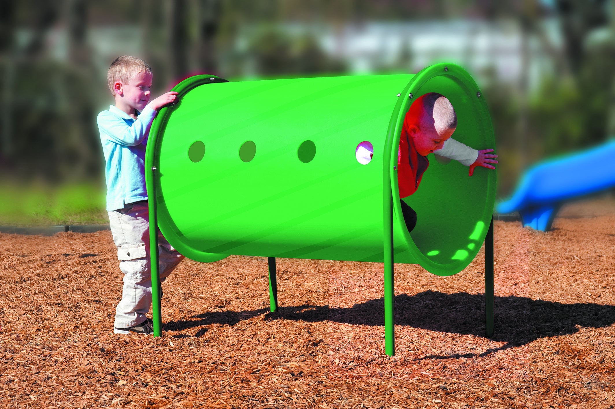 UltraPLAY Freestanding Crawl Tunnel Kit 02-07-0057 (RED/GREEN)