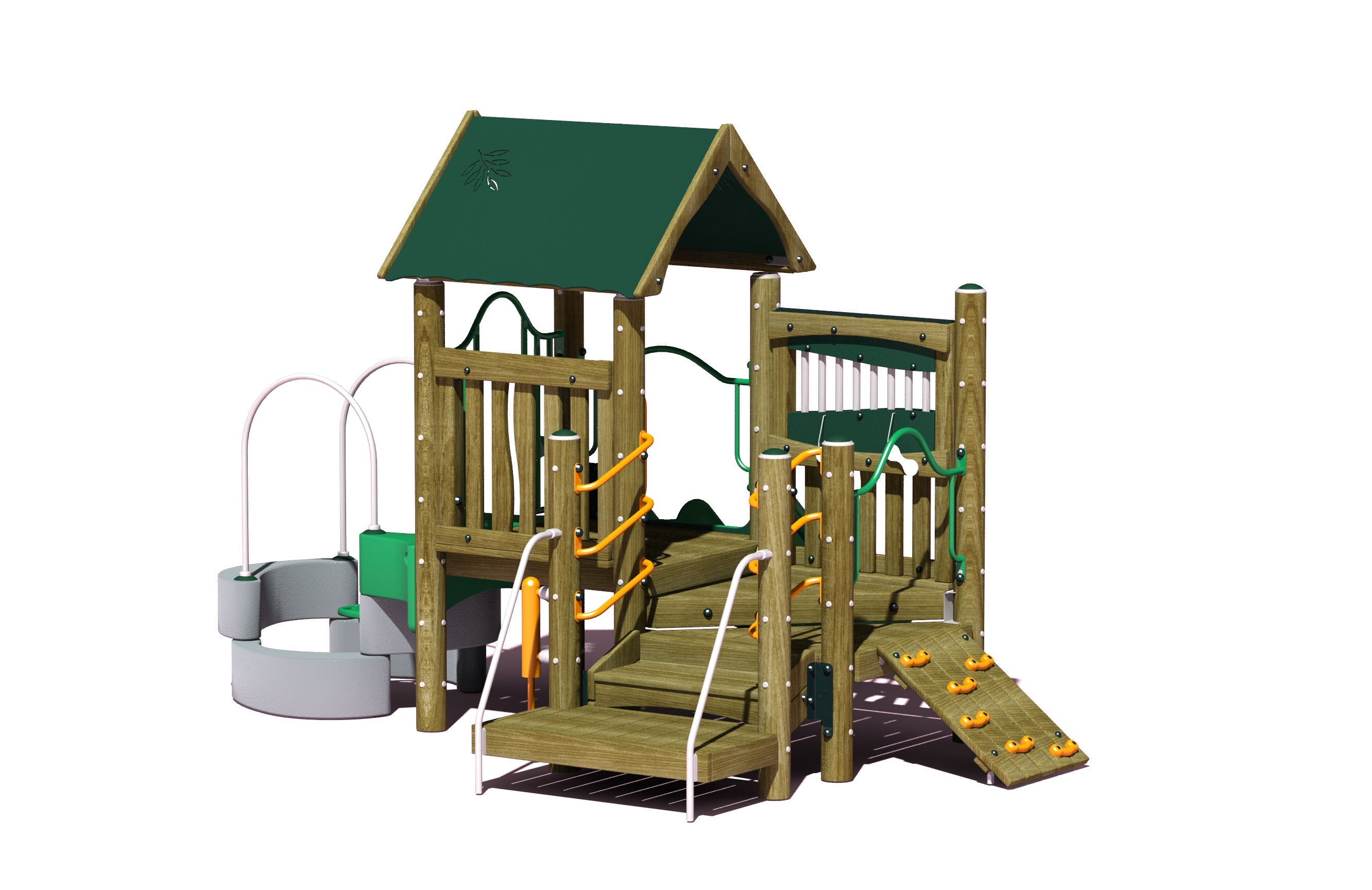 Big Toys Rocky Top Play System with Green Roof 403-G