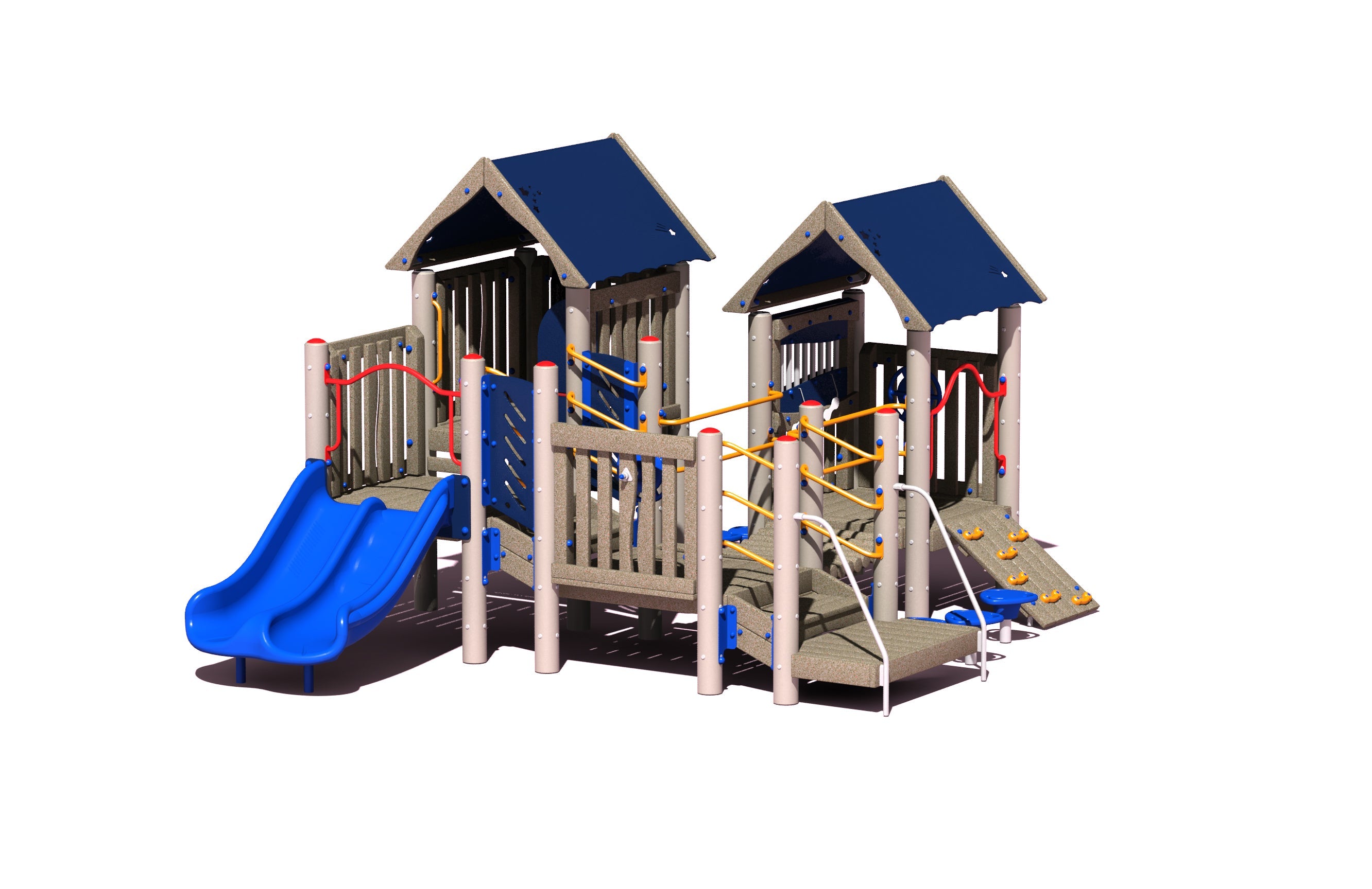 Big Toys Hamlet Play System in Blue Roof 735-B