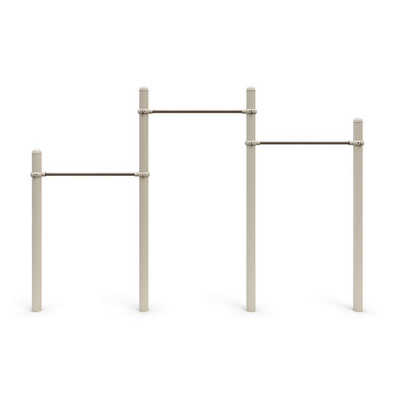Wisdom Playgrounds WiseFit Wise Tri-Level Bars QSFS-CL0021N