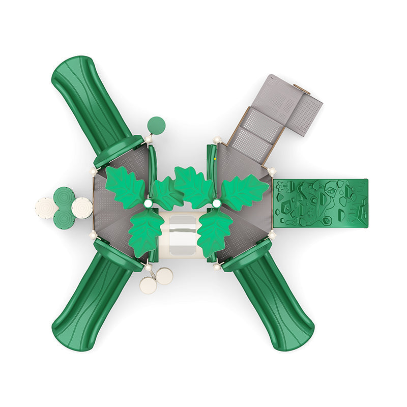 Wisdom Playgrounds Turtle Island Playground Structure QSWP-350056