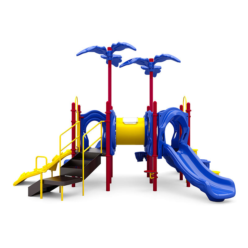Wisdom Playgrounds Turtle Island Playground Structure QSWP-350056