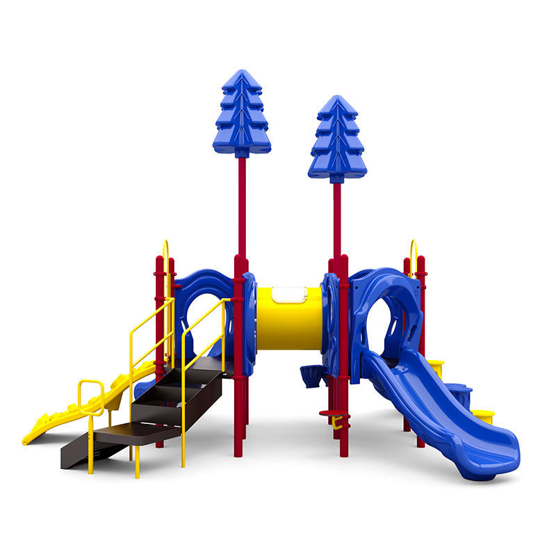 Wisdom Playgrounds Turtle Island Playground Structure QSWP-350056