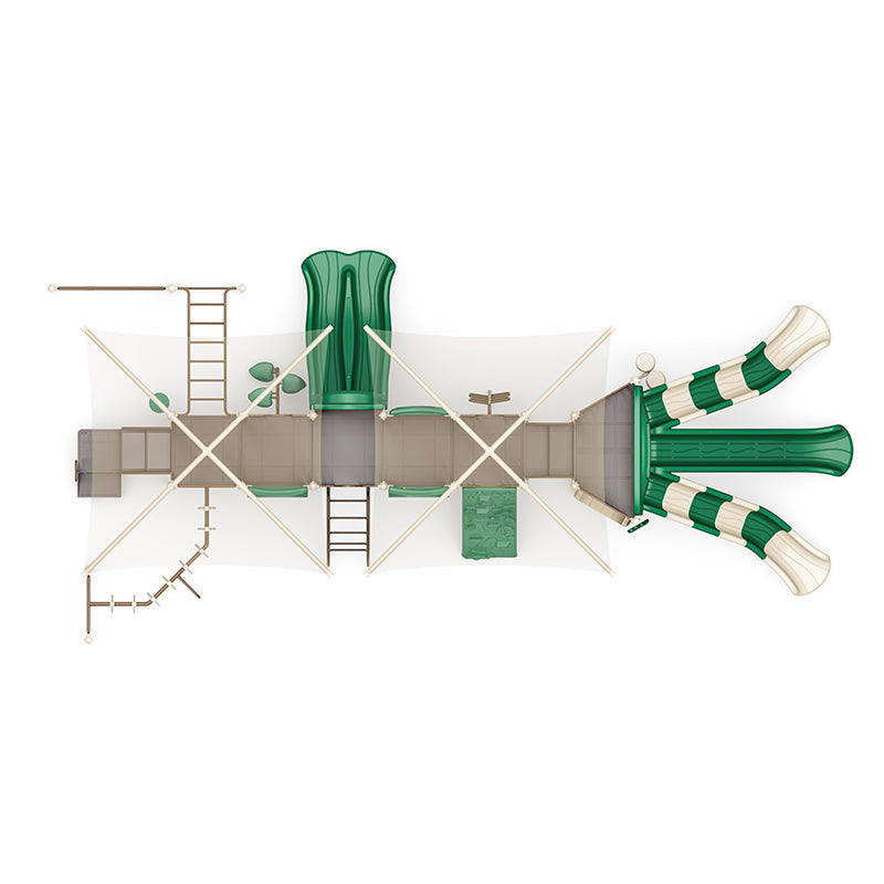 Wisdom Playgrounds Wild Run Playground Structure QSWP-350064