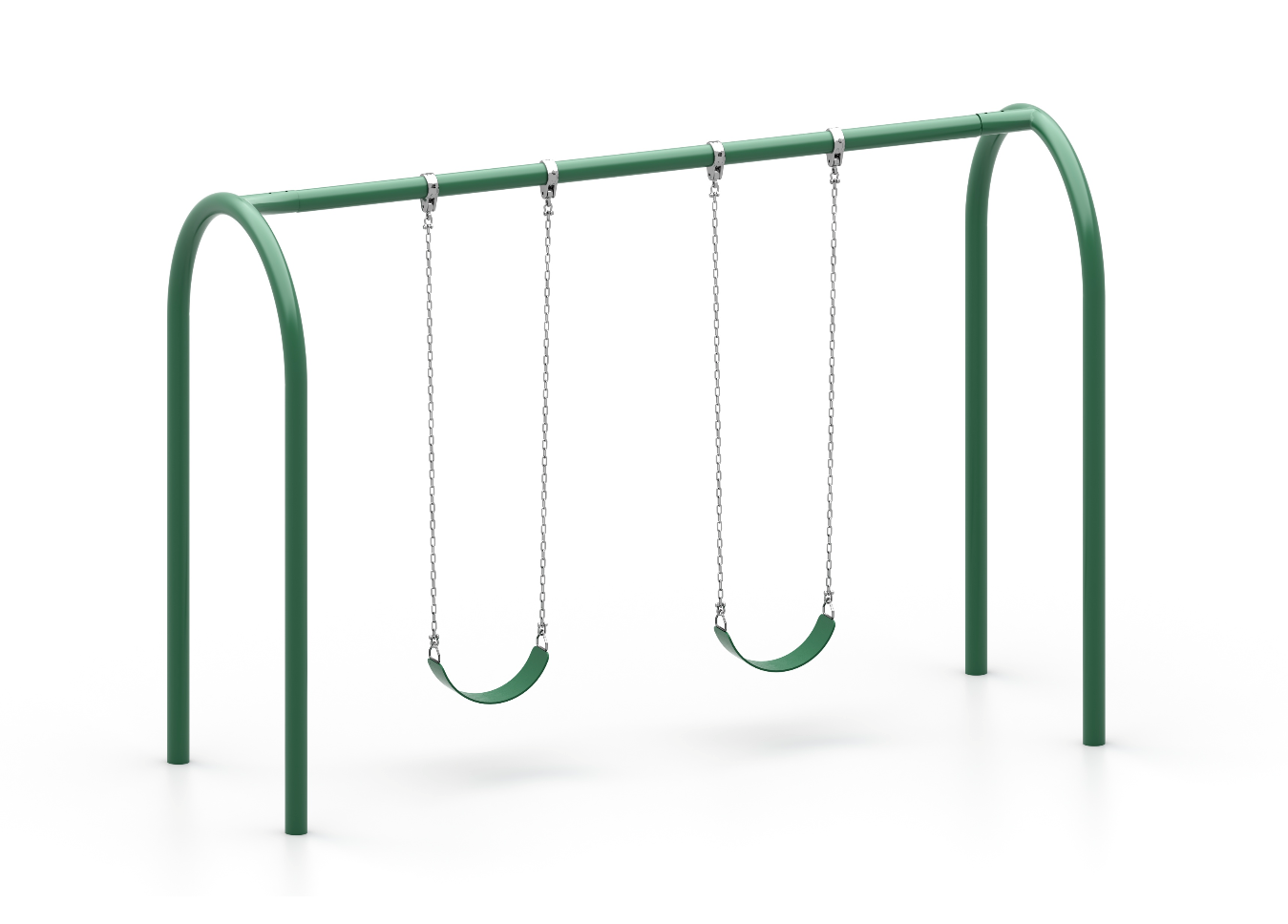 Wisdom Playgrounds WiseFREE 3.5" Arch Swing Set 8ft