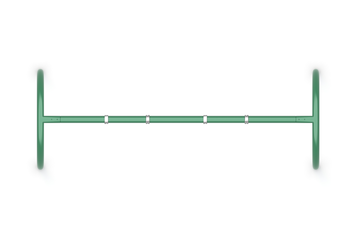 Wisdom Playgrounds WiseFREE 3.5" Arch Swing Set 8ft