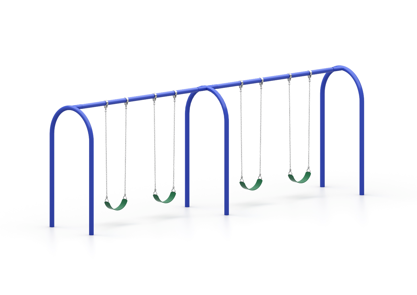Wisdom Playgrounds WiseFREE 3.5" Arch Swing Set 8ft