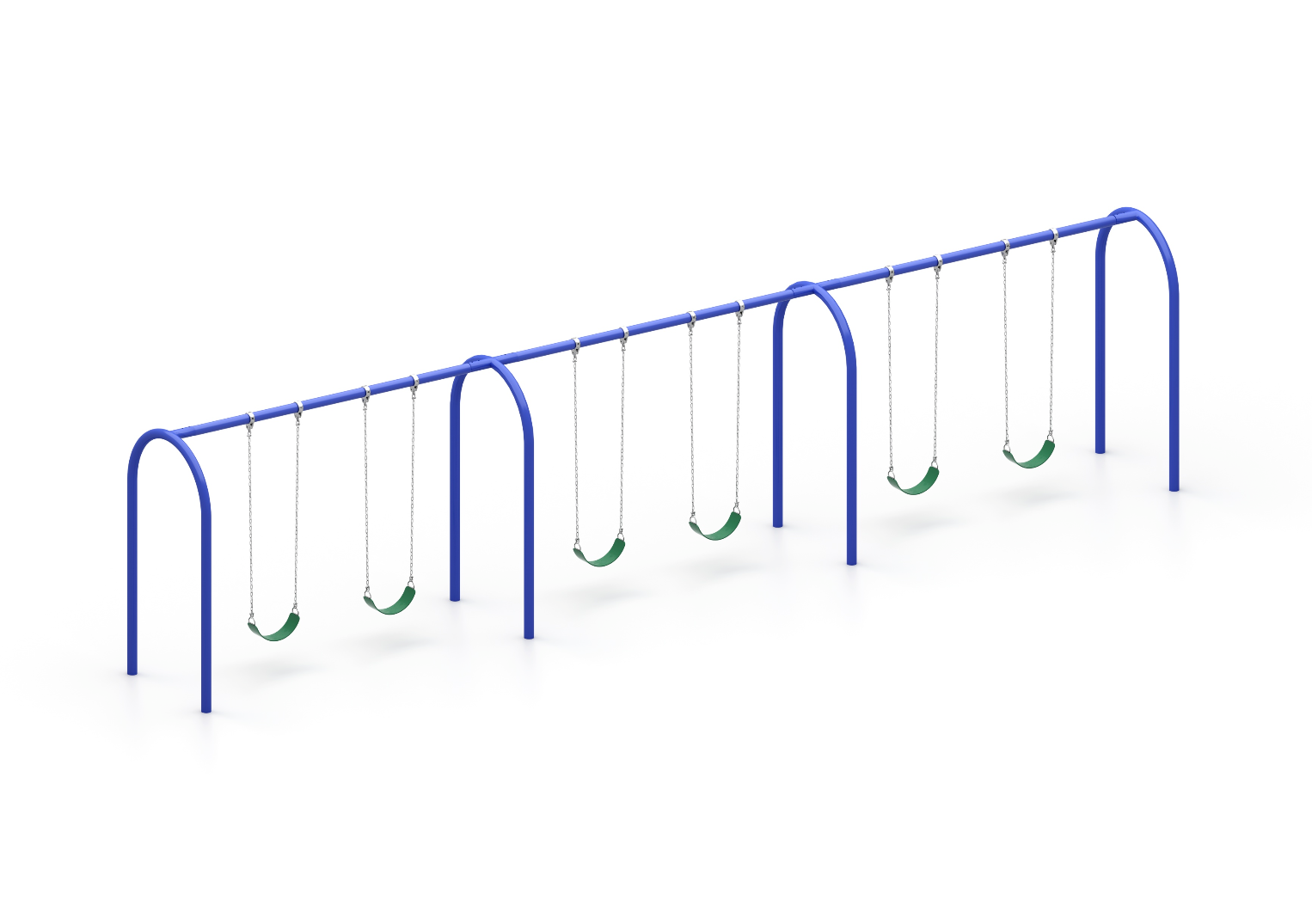 Wisdom Playgrounds WiseFREE 3.5" Arch Swing Set 8ft