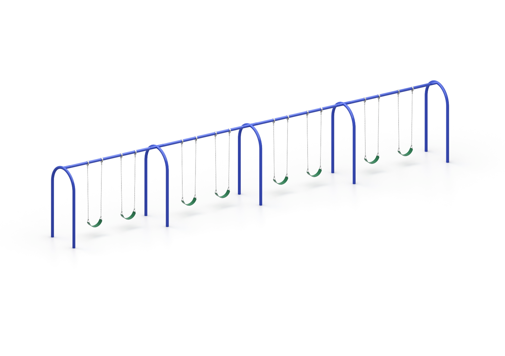 Wisdom Playgrounds WiseFREE 3.5" Arch Swing Set 8ft