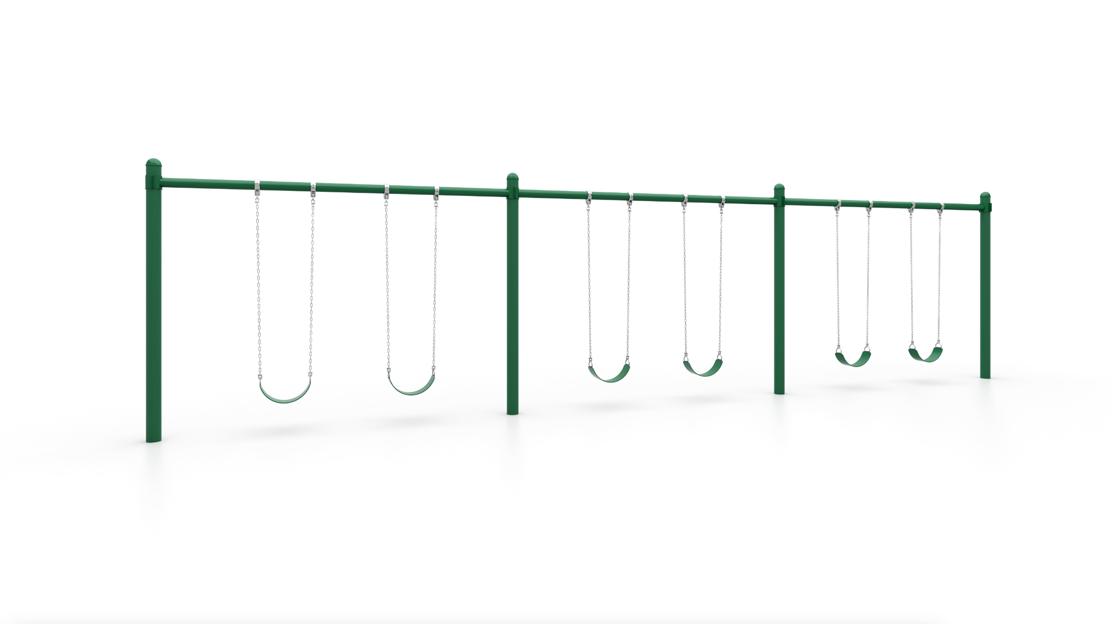 Wisdom Playgrounds WiseFREE 5" Single Post Swing 8ft QSSPS-080