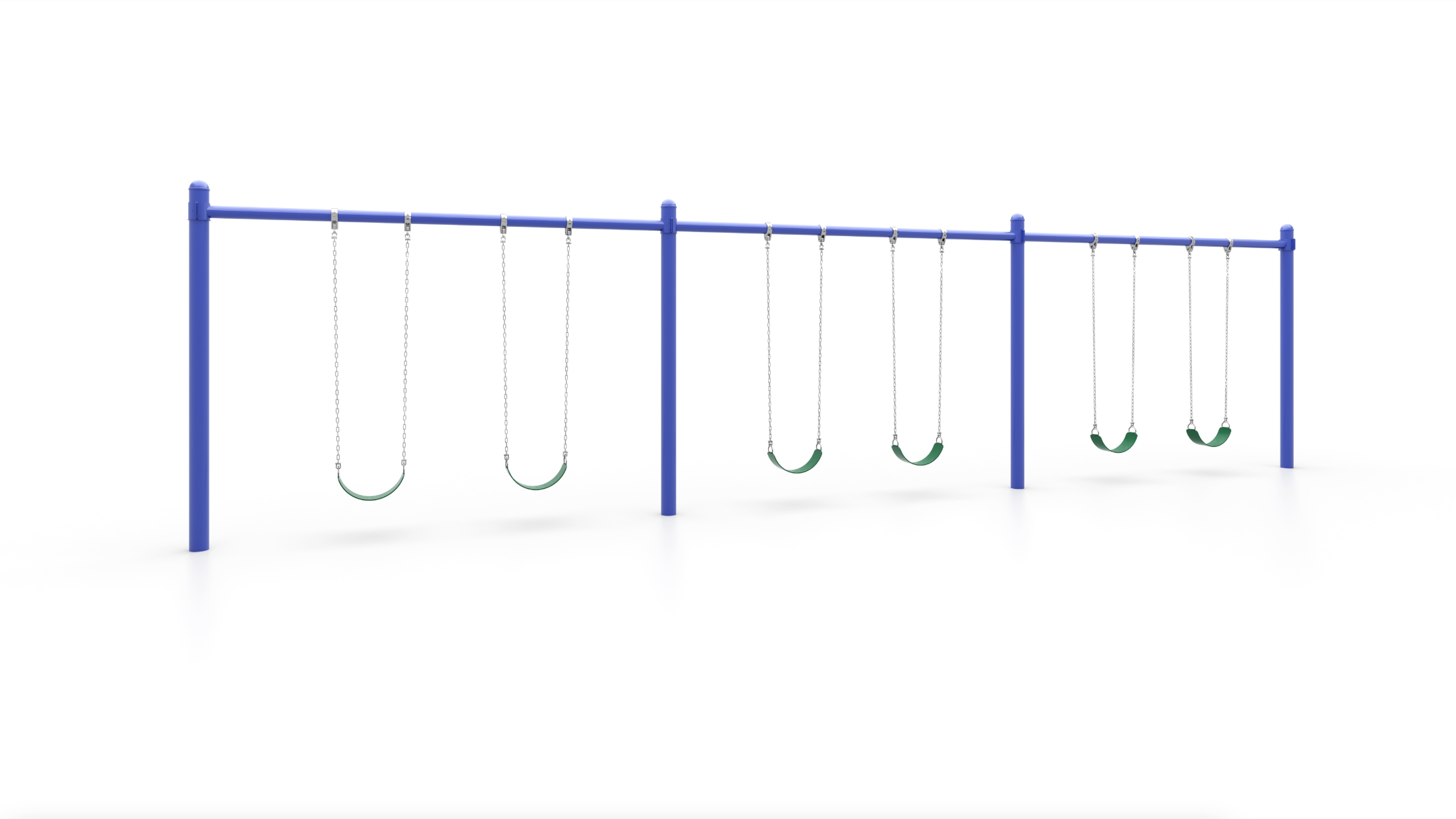 Wisdom Playgrounds WiseFREE 5" Single Post Swing 8ft QSSPS-080