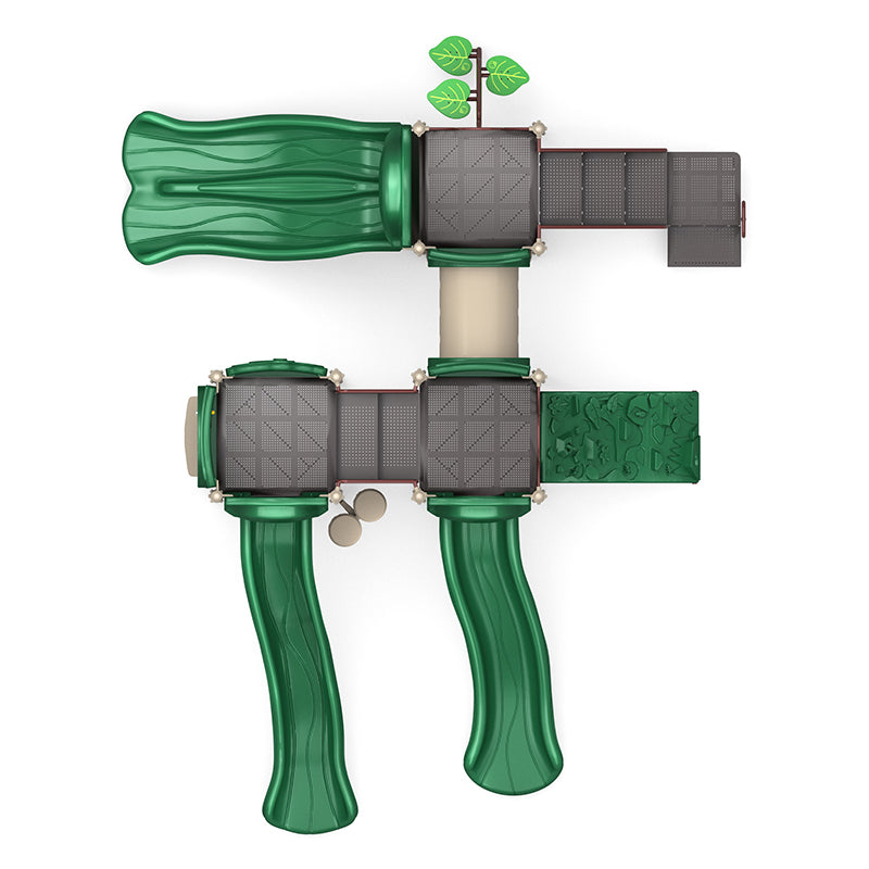 Wisdom Playgrounds Timber Tracks Playground Structure QSWP-350006