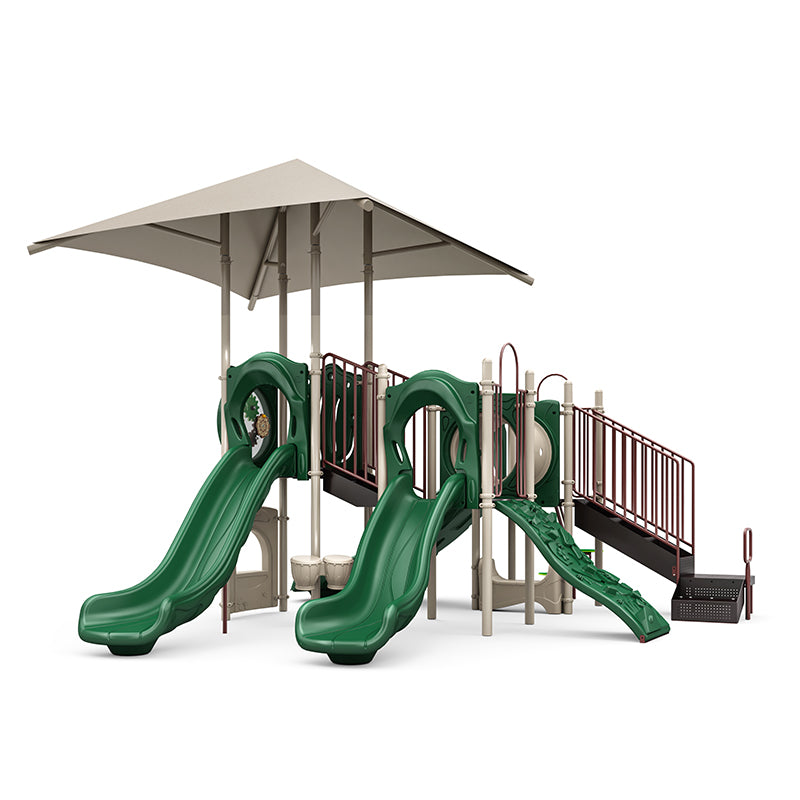 Wisdom Playgrounds Timber Tracks Playground Structure QSWP-350006