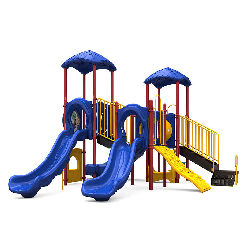Wisdom Playgrounds Timber Tracks Playground Structure QSWP-350006
