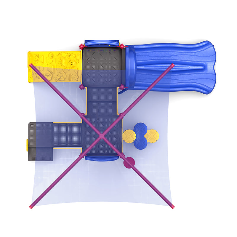 Wisdom Playgrounds Sunny Stack Playground Structure QSWP-350017