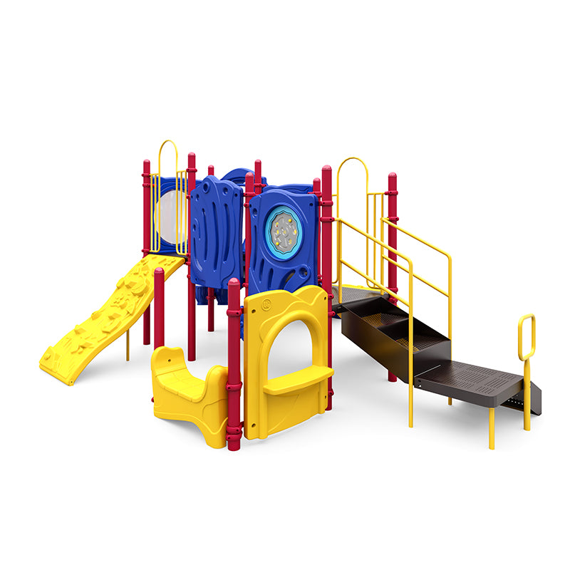 Wisdom Playgrounds Davis Gray Playground Structure QSWP-350044