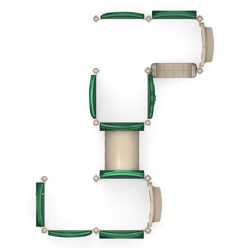 Wisdom Playgrounds WiseTOT Yesteryears Playground Structure QSWP-350007