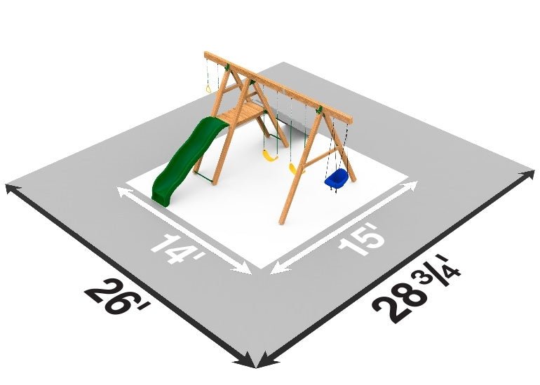 Playstar Mesa Gold Swing Set | 8 Activities