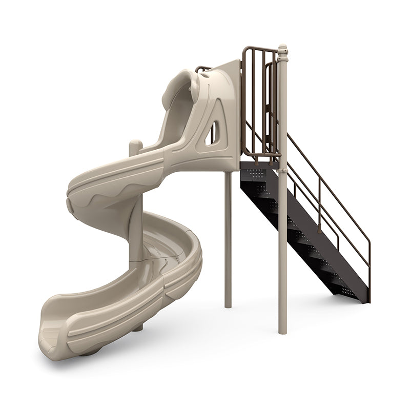 Wisdom Playgrounds 360 Freestanding Spiral Slide FS-SL7200N WiseWORX